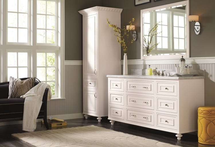5 Best Bathroom Cabinets for Your New Bathroom 8 White Two Part Cabinet